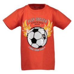 Blue Seven Koszulka Chłopięca 92 Pomarańczowy. Pomarańczowe t-shirty chłopięce Blue Seven, bez wzorów, bez rękawów. Za 59,00 zł.