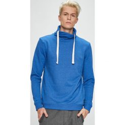 Blend - Bluza. Niebieskie bluzy męskie Blend, s, bez wzorów, z bawełny, z kapturem, bez rękawów, bez kaptura. W wyprzedaży za 79,90 zł.