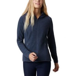 Bluza polarowa Columbia Coggin Peak 1840441467 - granatowy. Niebieskie bluzy damskie Columbia, m, bez wzorów, z polaru, bez rękawów, bez kaptura. Za 362,99 zł.