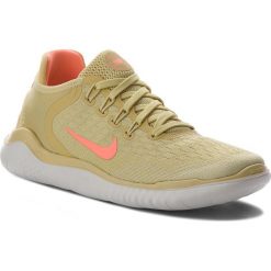 Buty NIKE - Free Rn 2018 Summer AO1911 700 Lemon Wash/Crimson Pulse. Żółte buty sportowe damskie Nike, bez wzorów, z tworzywa sztucznego, sportowe, do biegania. W wyprzedaży za 399,00 zł.