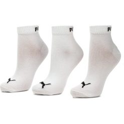 Zestaw 3 par niskich skarpet unisex PUMA - 271080001 White 300. Białe skarpetki damskie Puma, bez wzorów, z elastanu. Za 39,00 zł.