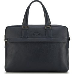 Torba na laptopa. Niebieskie torby na laptopa Wittchen, w paski, ze skóry, eleganckie. W wyprzedaży za 599,90 zł.