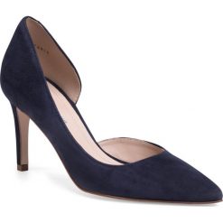 Szpilki SOLO FEMME - 75439-88-K33/000-04-00 Granat. Niebieskie półbuty damskie Solo Femme, bez wzorów, ze skóry, bez obcasa, na szpilce, bez zapięcia. Za 339,00 zł.