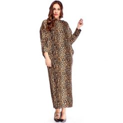 Bawełniana sukienka maxi multikolor. Sukienki damskie N/A, s, bez wzorów, z bawełny, bez kołnierzyka, plus size, bez rękawów, maxi. Za 194,75 zł.