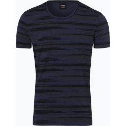 BOSS Casual - T-shirt męski – Tamigo, niebieski. Niebieskie t-shirty męskie marki BOSS Casual, s, w paski, z bawełny, z klasycznym kołnierzykiem. Za 299,95 zł.