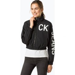 Calvin Klein Jeans - Kurtka damska, czarny. Czarne kurtki damskie Calvin Klein Jeans, l, z nadrukiem, z jeansu, krótkie, bez kaptura. Za 429,95 zł.
