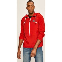 Tommy Jeans - Kurtka. Niebieskie płaszcze męskie Tommy Jeans, s, bez wzorów, z poliesteru, krótkie, z kapturem. Za 699,90 zł.