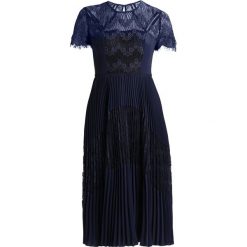 Whistles BIANCA DRESS Sukienka koktajlowa navy. Niebieskie sukienki koktajlowe marki Whistles, z materiału. W wyprzedaży za 1007,20 zł.