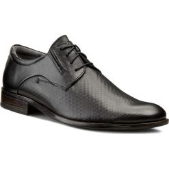 Półbuty LASOCKI FOR MEN - MB-C046-05 Czarny. Czarne buty wizytowe męskie marki Lasocki For Men, ze skóry. Za 189,99 zł.