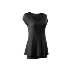 Koszulka Gym & Pilates 530 damska. Różowe koszulki damskie DOMYOS, xs, bez wzorów, z elastanu, bez kołnierzyka. Za 39,99 zł.