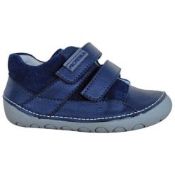 Protetika buty barefoot chłopięce Ned 24 niebieskie. Niebieskie buty chłopięce zimowe Protetika, ze skóry, bez zapięcia. Za 199,00 zł.