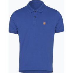 Selected - Męska koszulka polo – Slharo, niebieski. Niebieskie koszulki męskie marki Selected, s, bez wzorów, klasyczne, polo, bez rękawów. Za 79,95 zł.