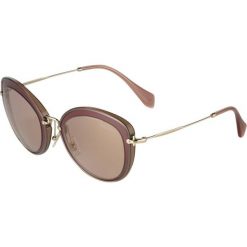 Okulary przeciwsłoneczne damskie: Miu Miu Okulary przeciwsłoneczne bordeaux