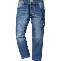 Jeansy męskie: Dżinsy Regular Fit Tapered bonprix niebieski