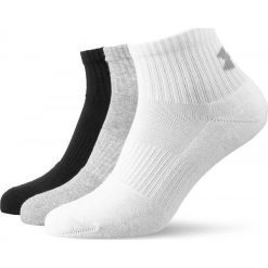 Skarpetki męskie: Under Armour Skarpety męskie Charged Cotton 2 Quarter Black, Gray, White r. 36-41 (1312476025)