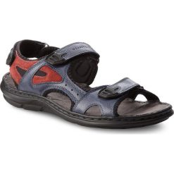 Sandały LASOCKI FOR MEN - MI07-A426-A282-12 Granatowy. Niebieskie klapki męskie Lasocki For Men, bez wzorów, ze skóry. Za 129,99 zł.