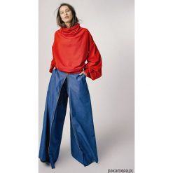 Bluzy damskie: Bluza bawełniana damska czerwona