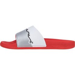 Emporio Armani Kapcie Czerwony. Czerwone kapcie damskie Emporio Armani, z materiału. Za 283,95 zł.