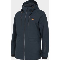 Kurtka snowboardowa męska. Szare kurtki męskie na zimę, m, bez wzorów, z meshu, z kapturem. Za 699,99 zł.