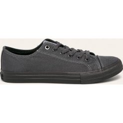 Big Star - Tenisówki. Szare trampki męskie BIG STAR, bez wzorów, z gumy, retro, na sznurówki. Za 115,90 zł.