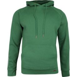 Zielona Bluza Męska -BRAVE SOUL- z Kapturem i Dużą Kieszonką, Białe Lampasy SWBRSAW19STIGMACgreen. Żółte bluzy męskie m, z bawełny, klasyczne, z kapturem. W wyprzedaży za 49,00 zł.