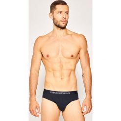 Komplet 3 par slipów Emporio Armani Underwear 111624 0P722 66135. Slipy męskie Emporio Armani Underwear, s, bez wzorów, z bawełny. W wyprzedaży za 159,00 zł.