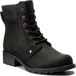 Botki CLARKS - Orinoco Spice 261109384 Black Leather. Czarne botki damskie skórzane marki Clarks. W wyprzedaży za 279,00 zł.