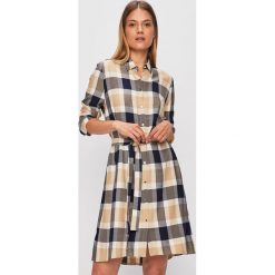 Answear - Sukienka. Sukienki damskie ANSWEAR, na co dzień, s, bez wzorów, z wiskozy, casualowe, bez kołnierzyka, z długim rękawem, długie, mini, proste. W wyprzedaży za 139,90 zł.