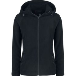 Bluzy rozpinane damskie: Brandit Capel Valey Fleece Girl Zip Hoodie Bluza z kapturem rozpinana czarny