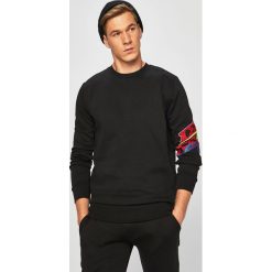 Iceberg - Bluza. Czarne bluzy męskie Iceberg, xl, z nadrukiem, z bawełny, z okrągłym kołnierzem, bez rękawów, bez kaptura. Za 849,90 zł.