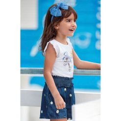 Mayoral - Szorty dziecięce 92-134 cm. Niebieskie spodenki dziewczęce Mayoral, bez wzorów, z bawełny, casualowe. Za 110,90 zł.