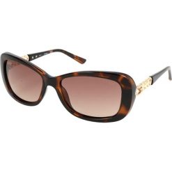 Okulary przeciwsłoneczne "GU7453" w kolorze ciemnobrązowym. Pomarańczowe okulary przeciwsłoneczne damskie marki Hugo Boss, Valentino, Guess. W wyprzedaży za 169,95 zł.
