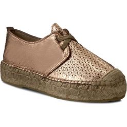Espadryle EVA MINGE - Marcela 1C 17MJ1372156ES 750. Żółte espadryle damskie Eva Minge, na co dzień, bez wzorów, ze skóry ekologicznej, bez obcasa, na płaskiej podeszwie, bez zapięcia. W wyprzedaży za 179,00 zł.