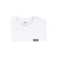 Boss - T-shirt dziecięcy 62-98 cm. Niebieskie t-shirty chłopięce Boss, z nadrukiem, z bawełny, bez rękawów. Za 149,90 zł.