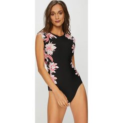 Seafolly - Strój kąpielowy Cap Sleeve Maillot. Czarne stroje kąpielowe jednoczęściowe damskie marki Seafolly, z haftami. W wyprzedaży za 339,90 zł.