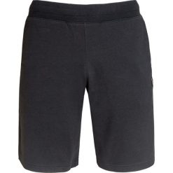 Szorty dresowe EA7 EMPORIO ARMANI. Czarne spodenki i szorty męskie EA7 Emporio Armani, z aplikacjami, z bawełny. Za 420,00 zł.