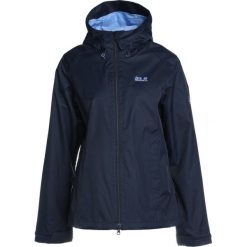 Jack Wolfskin ARROYO WOMEN Kurtka hardshell midnight blue. Niebieskie kurtki damskie softshell Jack Wolfskin, l, z hardshellu. Za 599,00 zł.