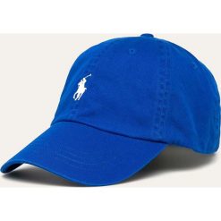 Polo Ralph Lauren - Czapka. Niebieskie czapki męskie Polo Ralph Lauren, bez wzorów, z bawełny. Za 169,90 zł.
