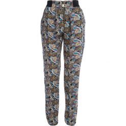 Czarno-Niebieskie Spodnie Good Shopping. Czarne spodnie damskie Multu, s, z tkaniny. Za 19,99 zł.
