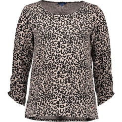 Bluza w kolorze czarno-beżowym. Brązowe bluzy damskie marki Tom Tailor Adults, s, z motywem zwierzęcym, z bawełny. W wyprzedaży za 99,95 zł.