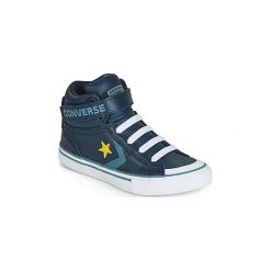 Buty Dziecko Converse PRO BLAZE STRAP LEATHER HI. Niebieskie trampki dziewczęce Converse, bez wzorów, bez zapięcia. Za 239,00 zł.