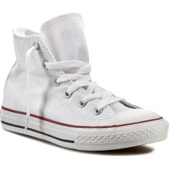 Trampki CONVERSE - Yths CT Core Hi 3J253 Optical Wht. Białe trampki dziewczęce Converse, bez wzorów, z gumy, bez zapięcia. W wyprzedaży za 199,00 zł.