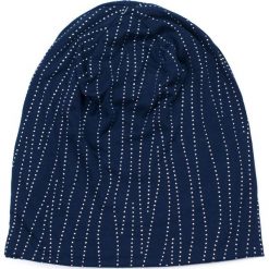 Czapki damskie: Art of Polo Czapka damska beanie Srebrna trawa granatowa
