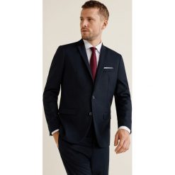 Mango Man - Marynarka Paulo. Niebieskie marynarki męskie marki Mango Man, z elastanu. W wyprzedaży za 174,90 zł.