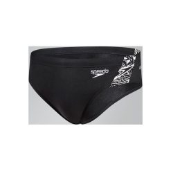 Kąpielówki męskie: Speedo Kąpielówki męskie Boom Splice 7cm Brief Black/White r. 34 (810854B444)