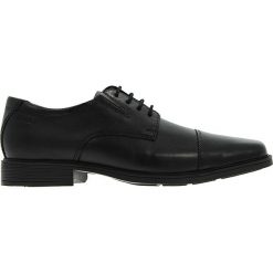 Clarks - Półbuty Tilden Cap. Czarne buty wizytowe męskie marki Clarks, ze skóry, na sznurówki. W wyprzedaży za 199,90 zł.