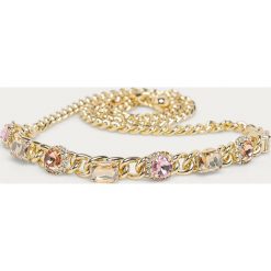 Marciano Guess - Pasek. Żółte paski damskie MARCIANO GUESS, w paski, z materiału. Za 379,90 zł.