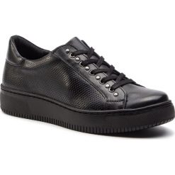 Sneakersy QUAZI - QZ-12-02-000084 101. Czarne półbuty damskie QUAZI, ze skóry. W wyprzedaży za 169,00 zł.