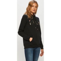 Roxy - Bluza. Białe bluzy damskie Roxy, s, z aplikacjami, z bawełny, z długim rękawem, długie, z kapturem. Za 249,90 zł.