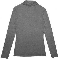 Sweter kaszmirowy w kolorze szarym. Szare swetry klasyczne damskie marki Ateliers de la Maille, z kaszmiru. W wyprzedaży za 363,95 zł.